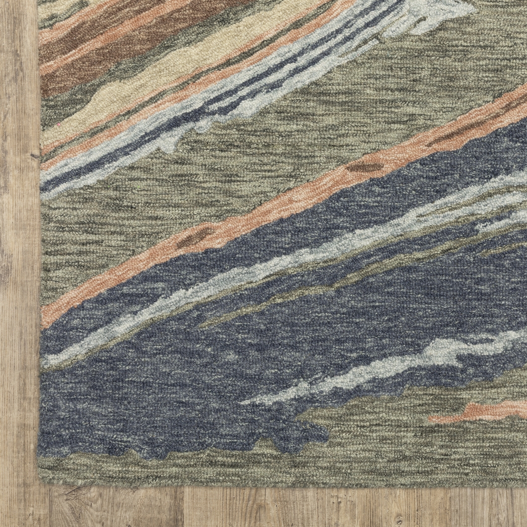 Lunabell Blue 5' x 8' Rug - Thumbnail - Image 4