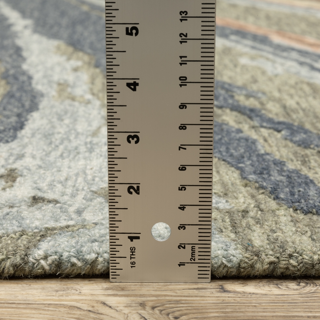 Lunabell Blue 5' x 8' Rug - Thumbnail - Image 7