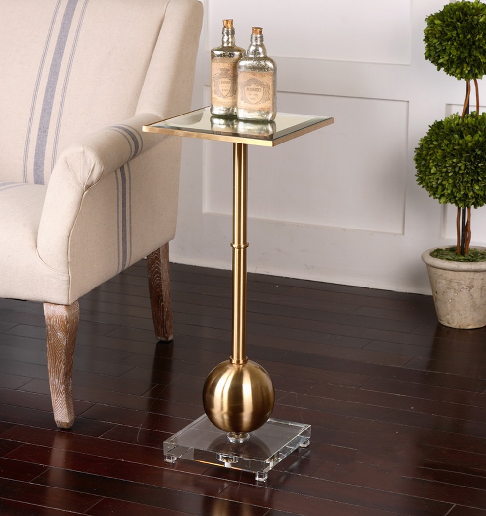 Lunaria Brass Accent Table - Thumbnail - Image 2