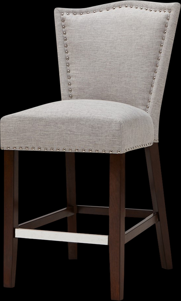 Lunceview Gray Counter Height Stool - Thumbnail - Image 1