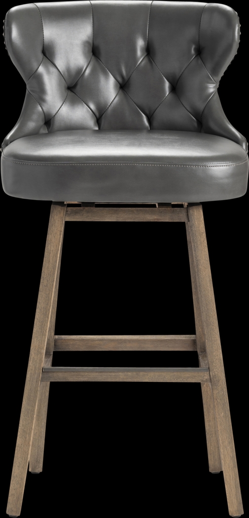 Lundren Gray Barstool - Thumbnail - Image 2