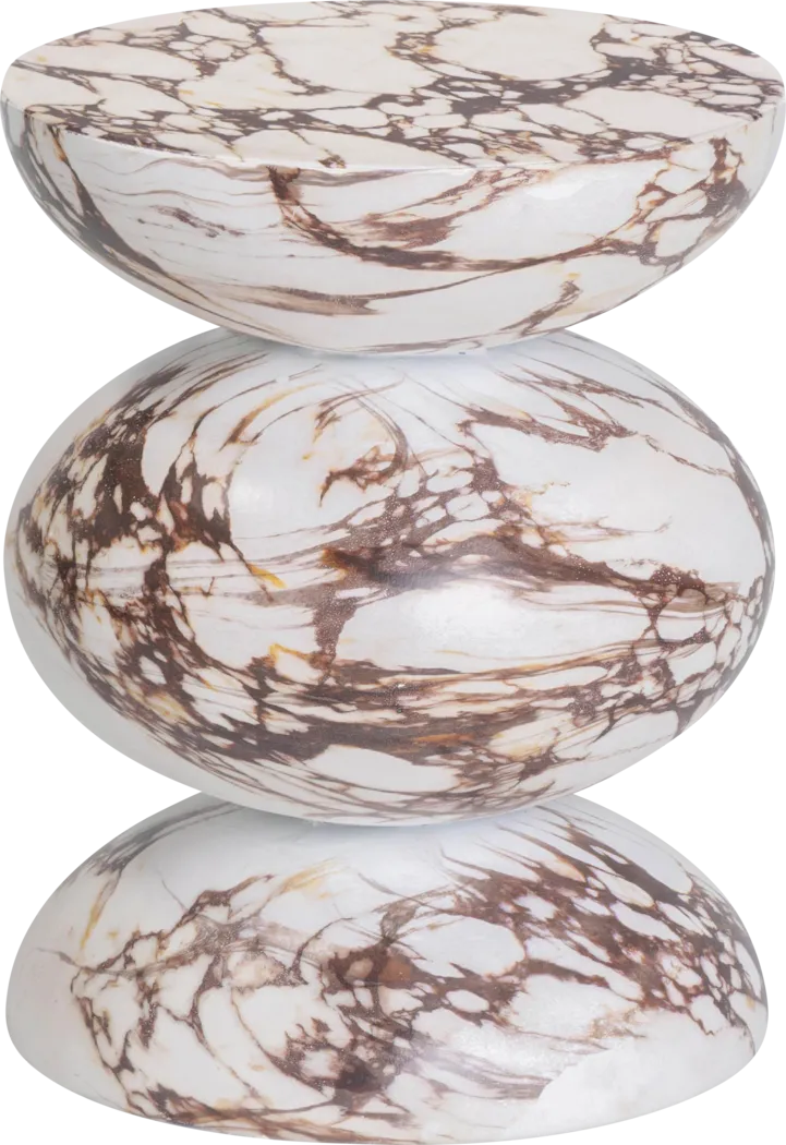 Lunenberg Outdoor Red Side Table - Thumbnail - Image 2