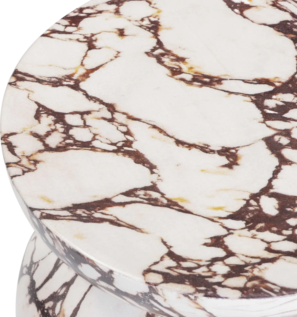 Lunenberg Outdoor Red Side Table - Thumbnail - Image 5