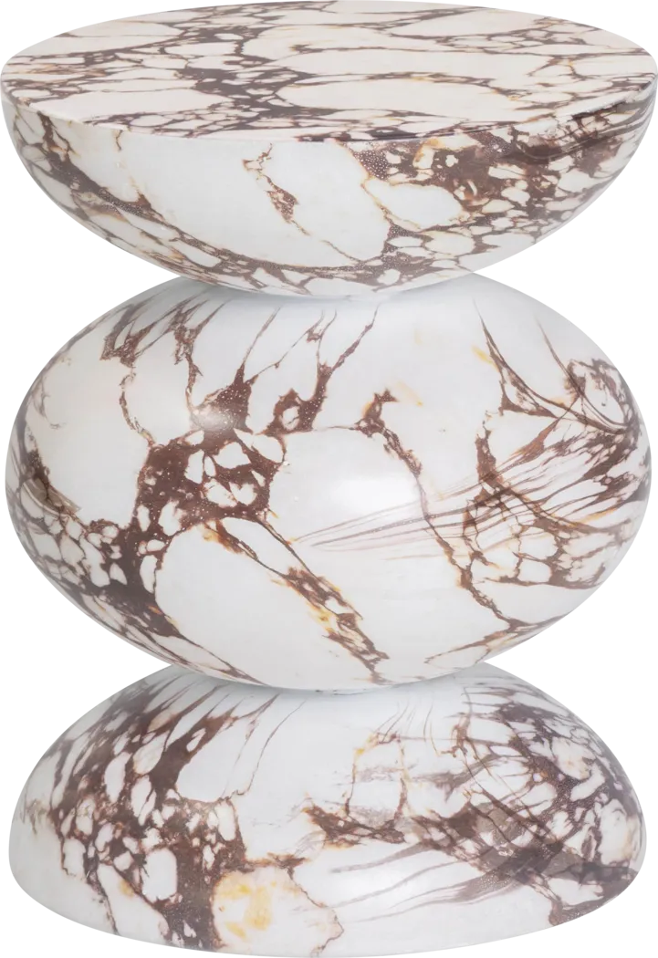 Lunenberg Outdoor Red Side Table - Thumbnail - Image 1