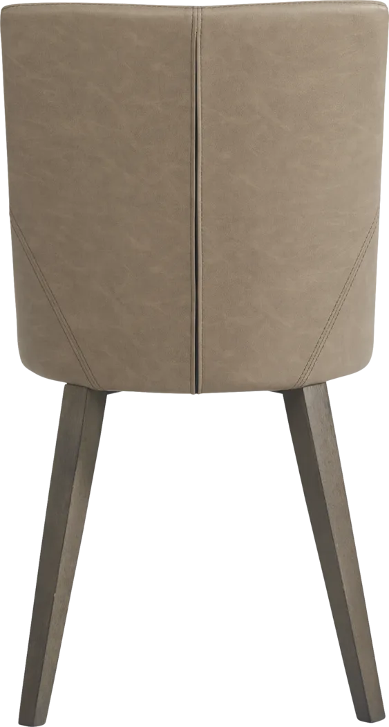 Lunetta Dark Brown Side Chair - Thumbnail - Image 4