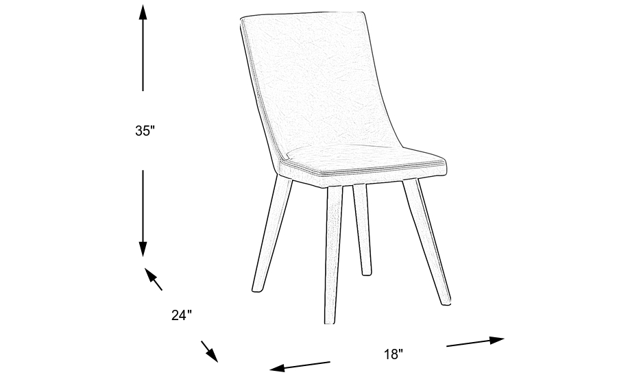 Dimension Image. Please refer to the Dimension Tab on this page for dimension details.
