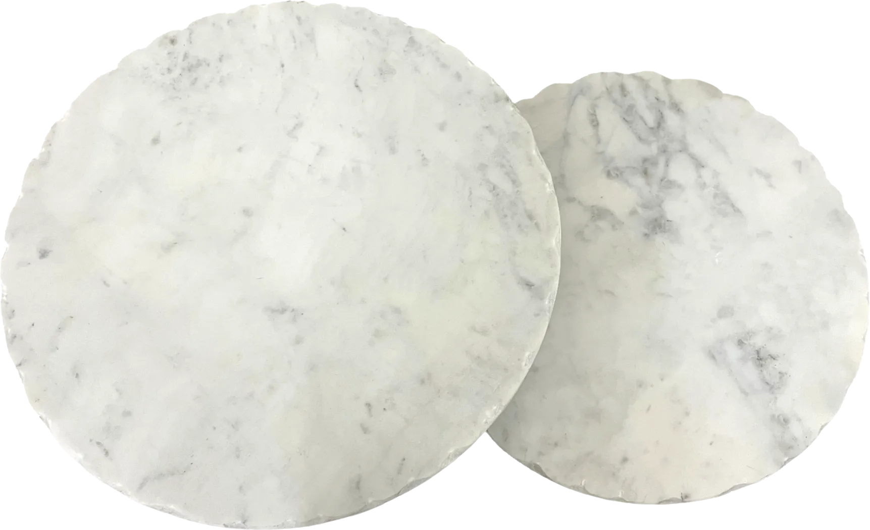 Lunette White Nesting Accent Tables, Set of 2 - Thumbnail - Image 2