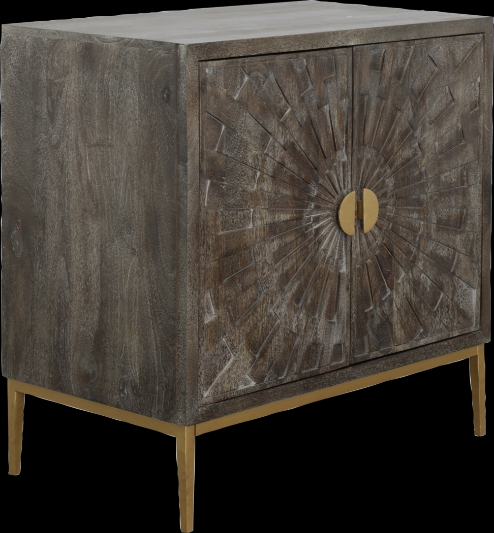 Lunow Gray Accent Cabinet - Thumbnail - Image 1