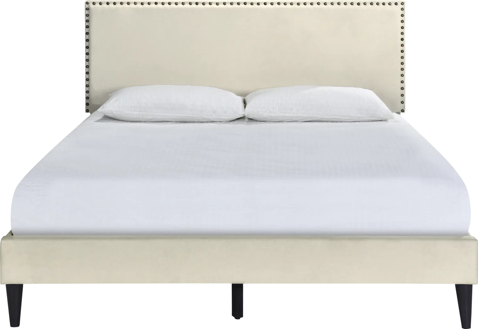 Lunsford Beige King Bed - Thumbnail - Image 2