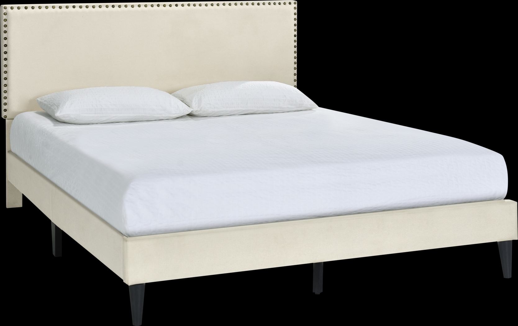 Lunsford Beige Queen Bed - Thumbnail - Image 1