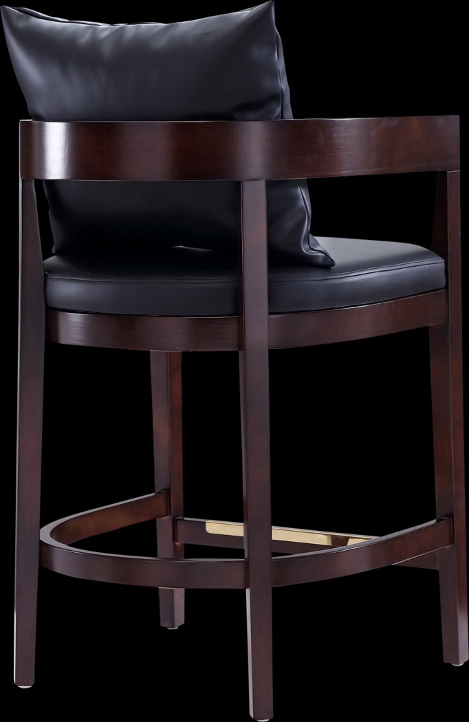 Lupen Black Counter Height Stool - Thumbnail - Image 4
