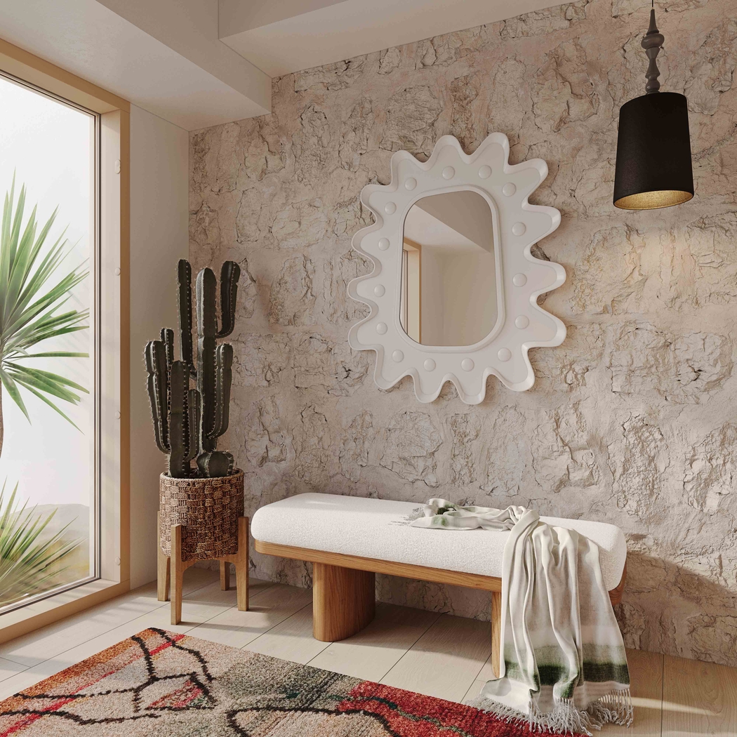 Lurene White Bench - Thumbnail - Image 2