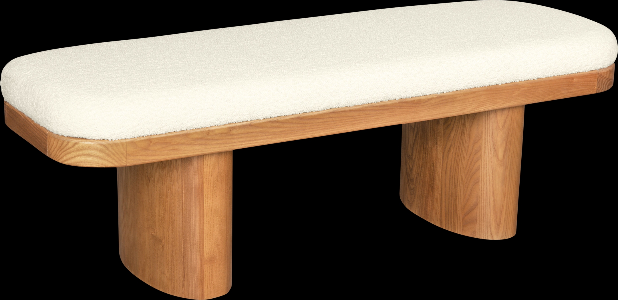 Lurene White Bench - Thumbnail - Image 1