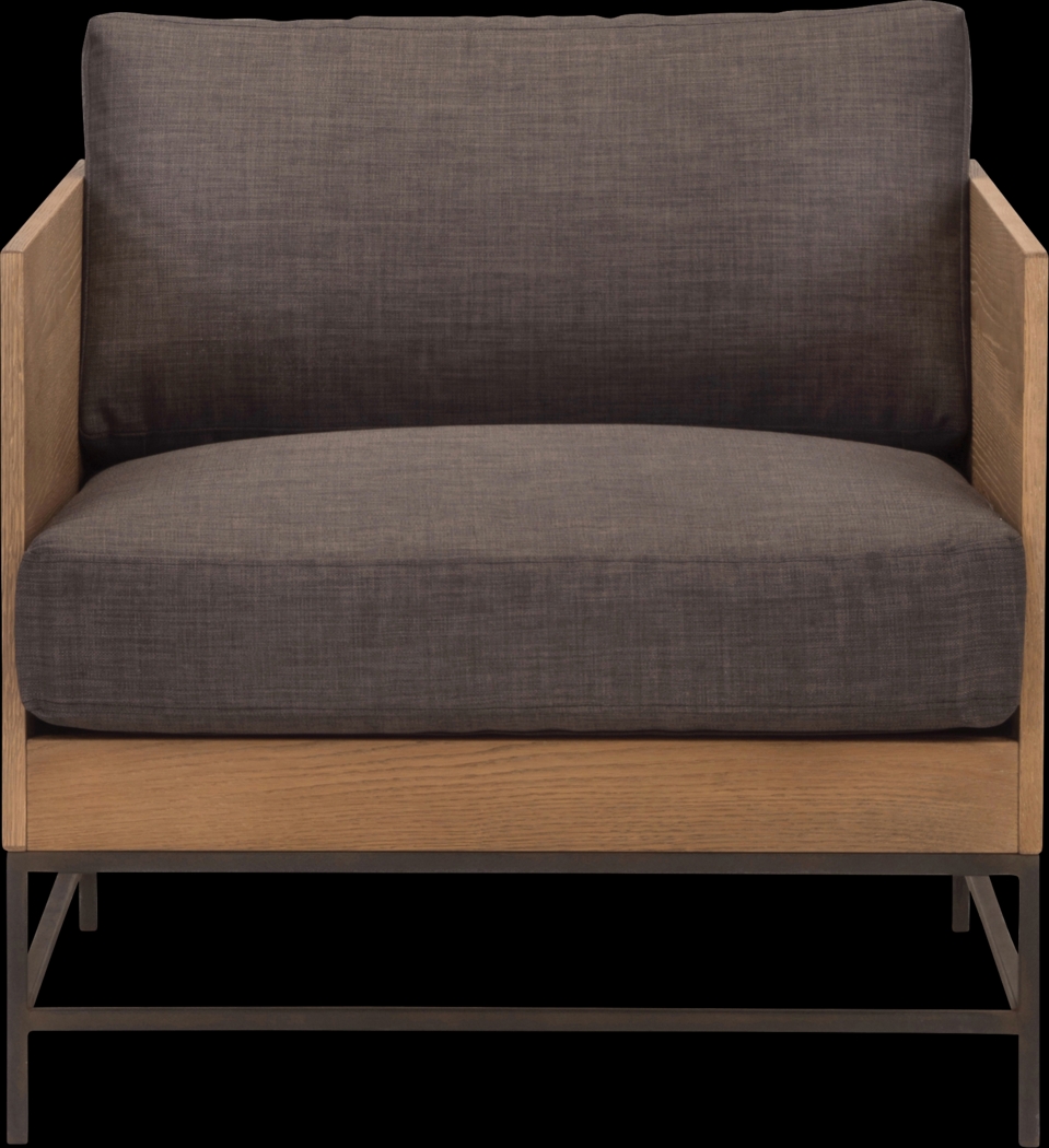 Lureta Brown Accent Chair - Thumbnail - Image 2