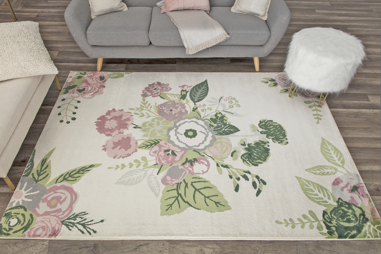 Lusila Ivory 8' x 10' Rug - Thumbnail - Image 3