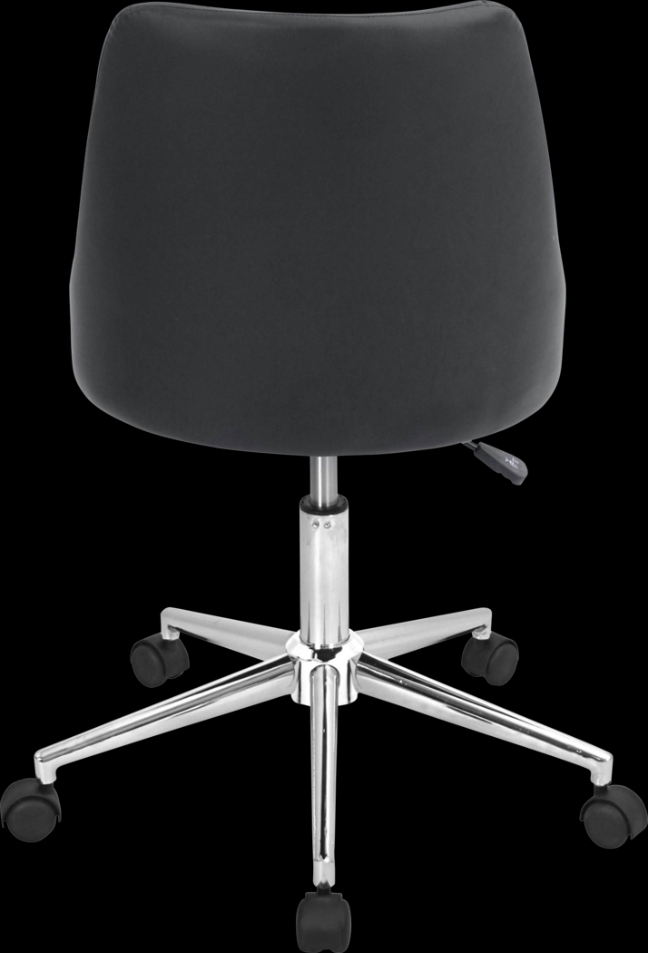 Luster Black Office Chair - Thumbnail - Image 4