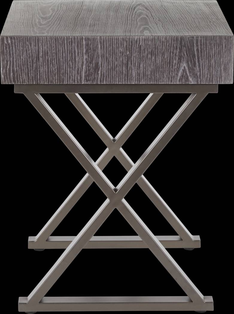 Luster Gray End Table - Thumbnail - Image 4