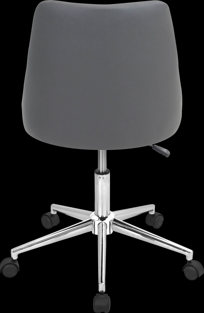 Luster Gray Office Chair - Thumbnail - Image 4