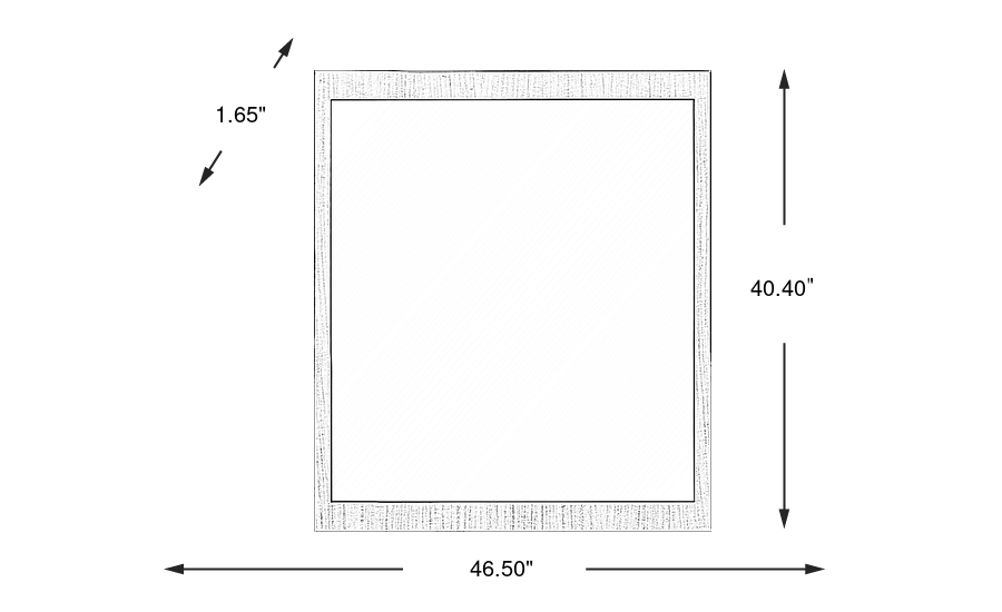 Dimension Image. Please refer to the Dimension Tab on this page for dimension details.