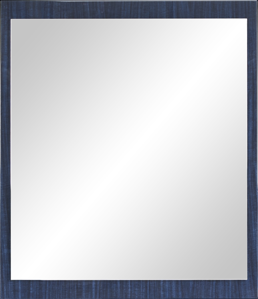 Luxe Point Blue 5 Pc King Panel Bedroom - Thumbnail - Image 10