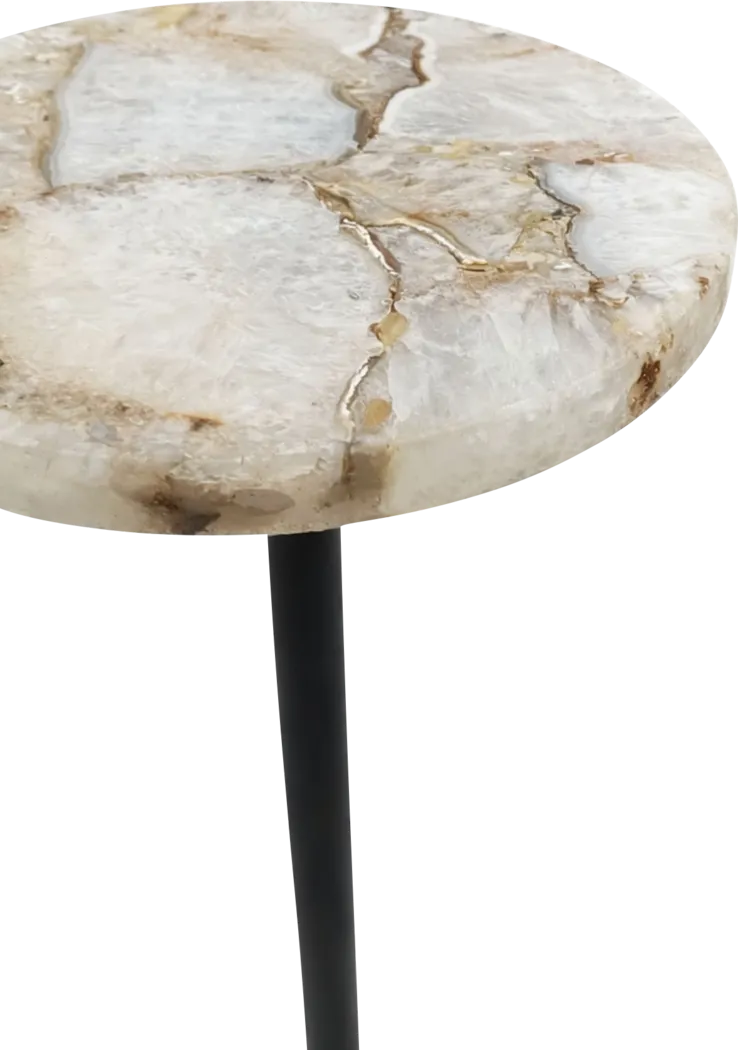 Luzul Black/White Accent Table - Thumbnail - Image 6