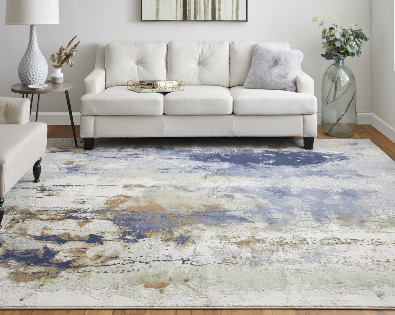 Lyari Blue 5' x 7'6 Rug - Thumbnail - Image 2