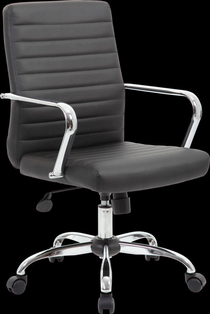 Lydiate Black Desk Chair - Thumbnail - Image 1