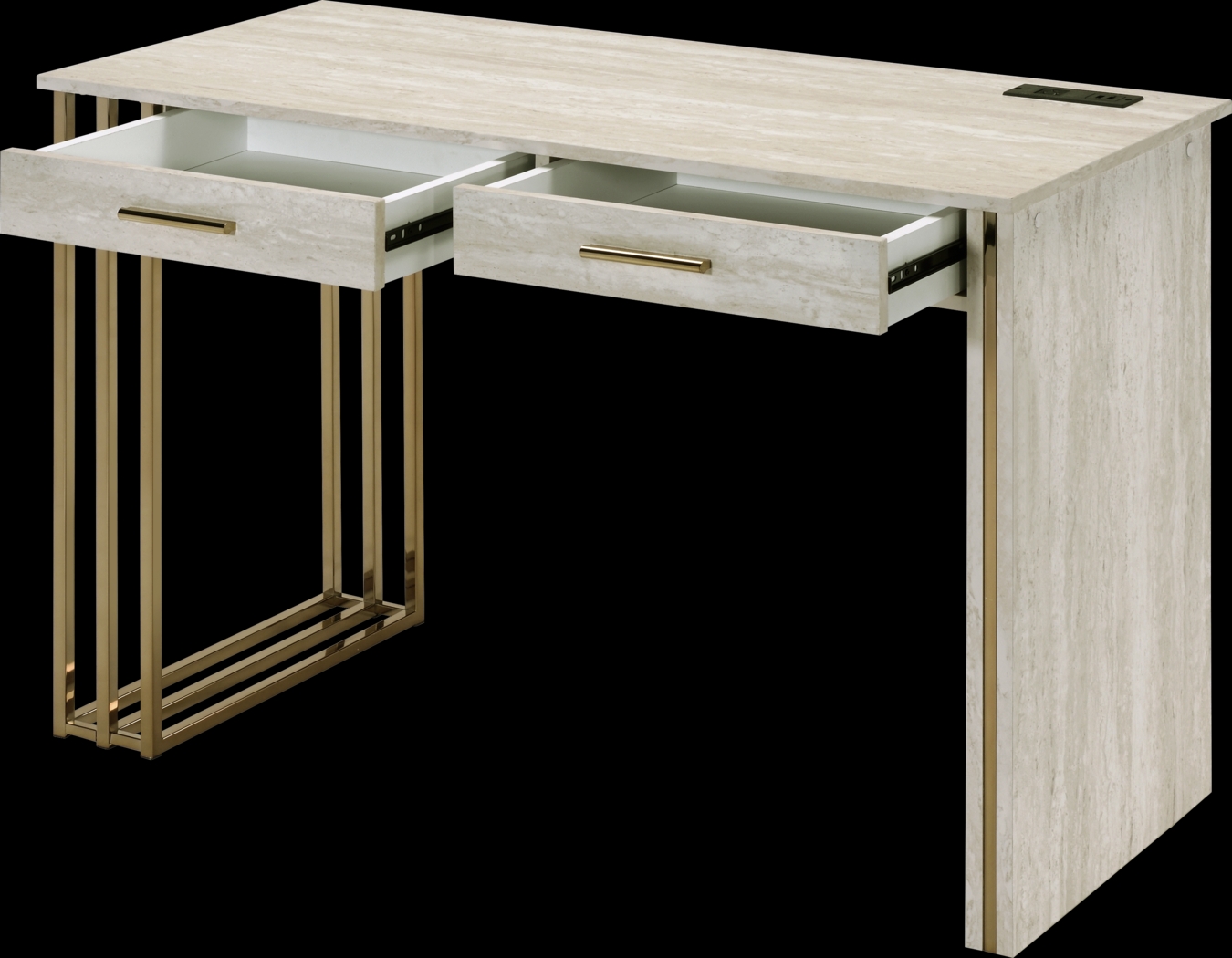 Lyedia White Desk - Thumbnail - Image 3