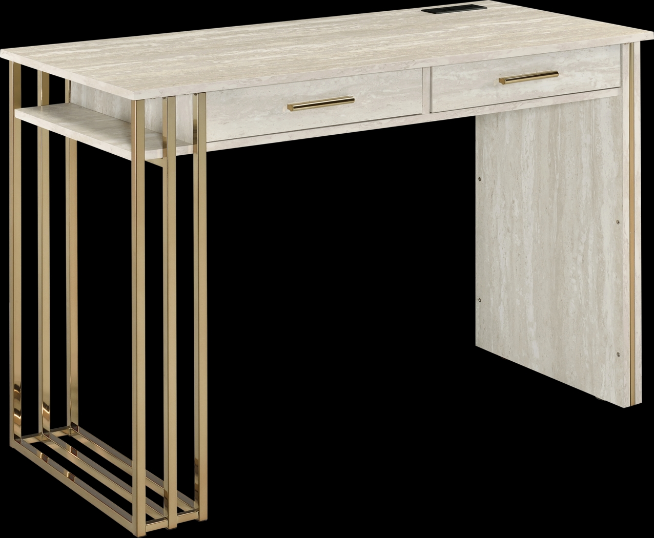 Lyedia White Desk - Thumbnail - Image 1