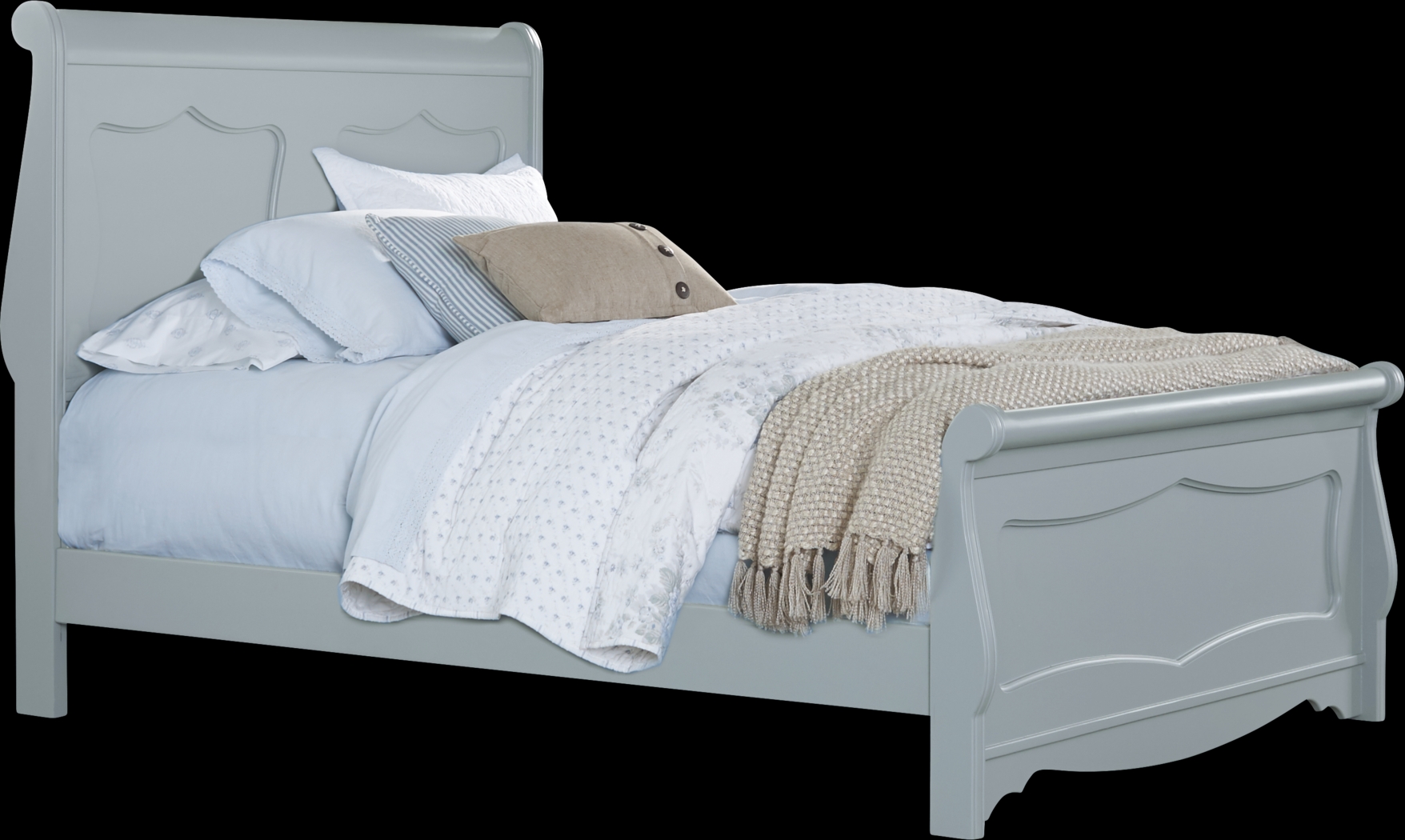 Lyla Blue 3 Pc Full Sleigh Bed - Thumbnail - Image 1