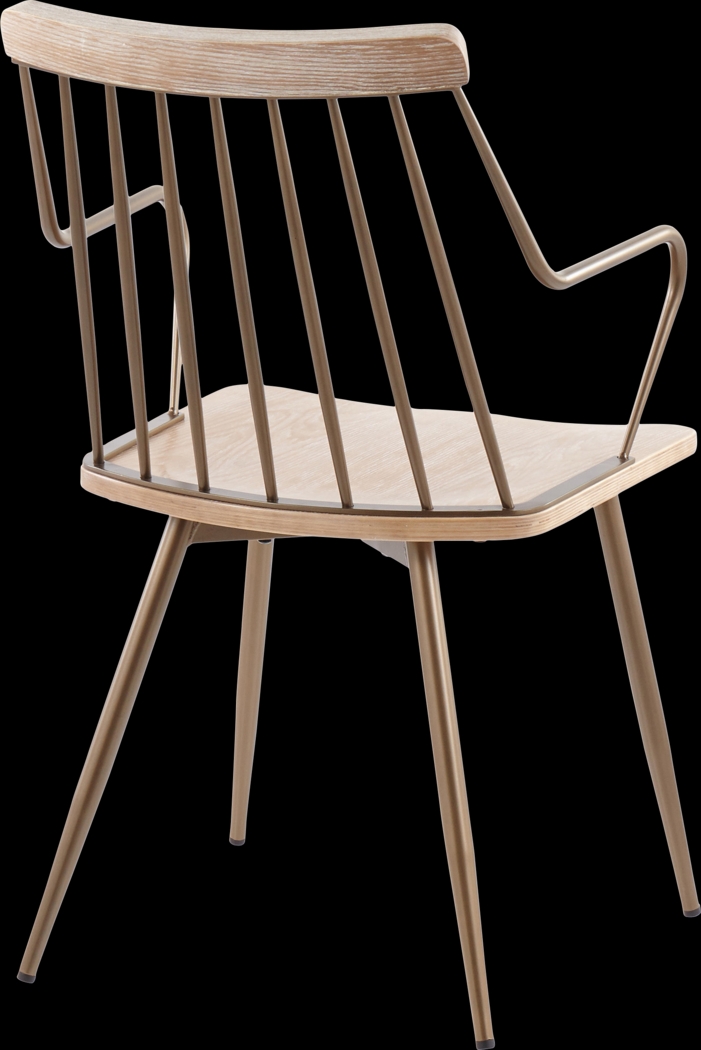 Lyllian White Side Chair - Thumbnail - Image 3