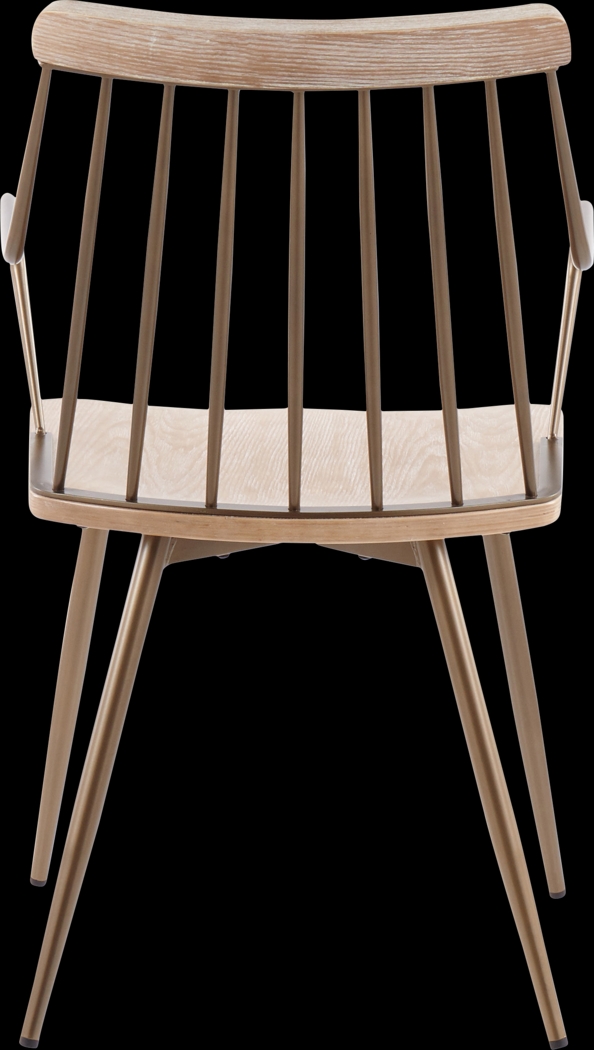 Lyllian White Side Chair - Thumbnail - Image 4