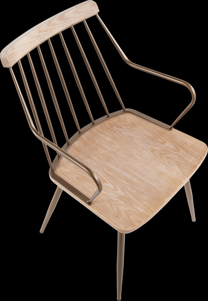 Lyllian White Side Chair - Thumbnail - Image 6