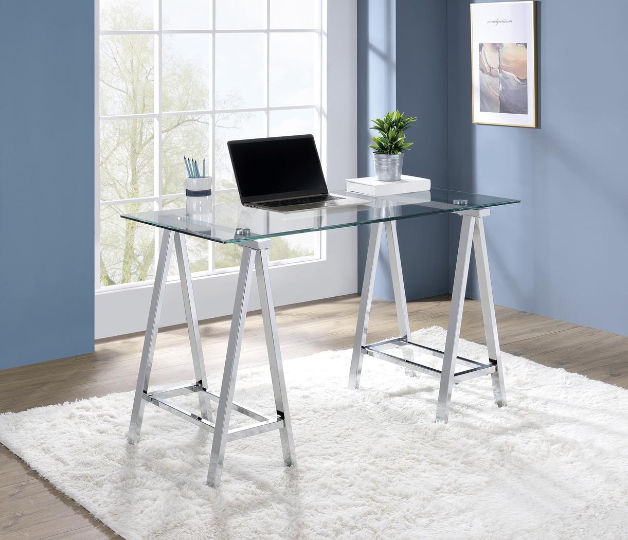 Lymenta Gray Desk - Thumbnail - Image 8