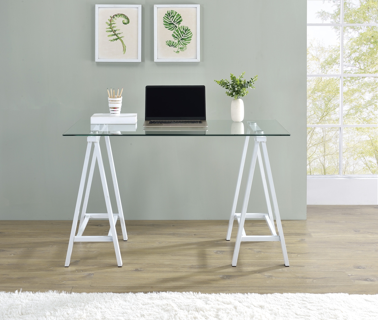 Lymenta White Desk - Thumbnail - Image 6