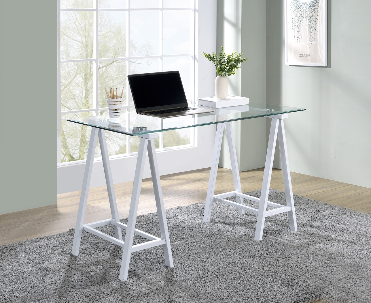 Lymenta White Desk - Thumbnail - Image 7