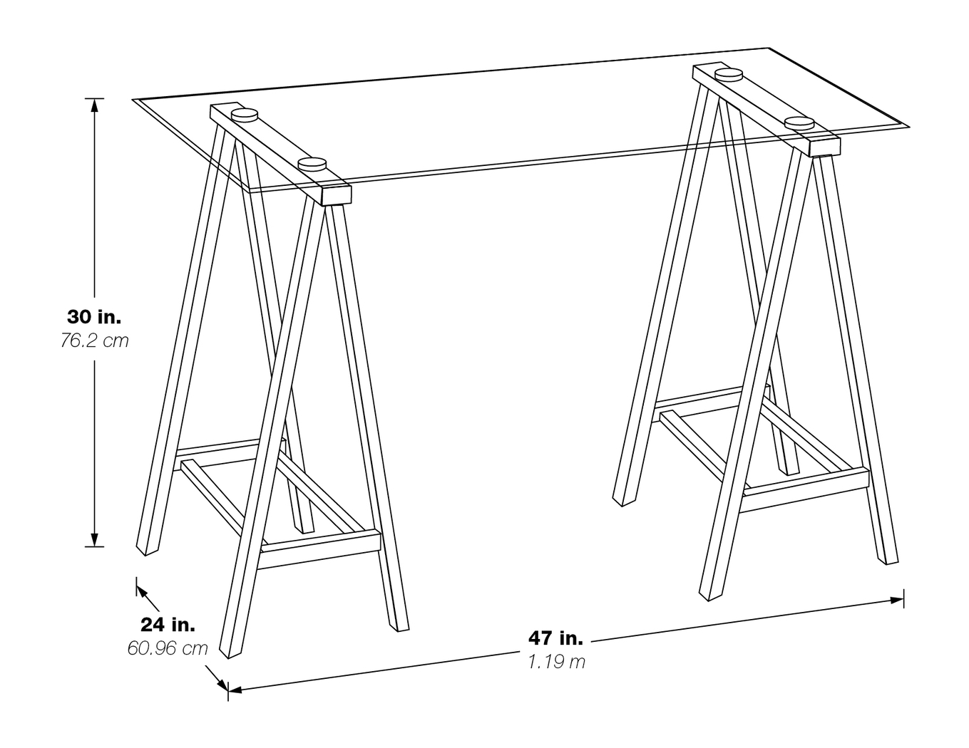 Lymenta White Desk - Thumbnail - Image 8