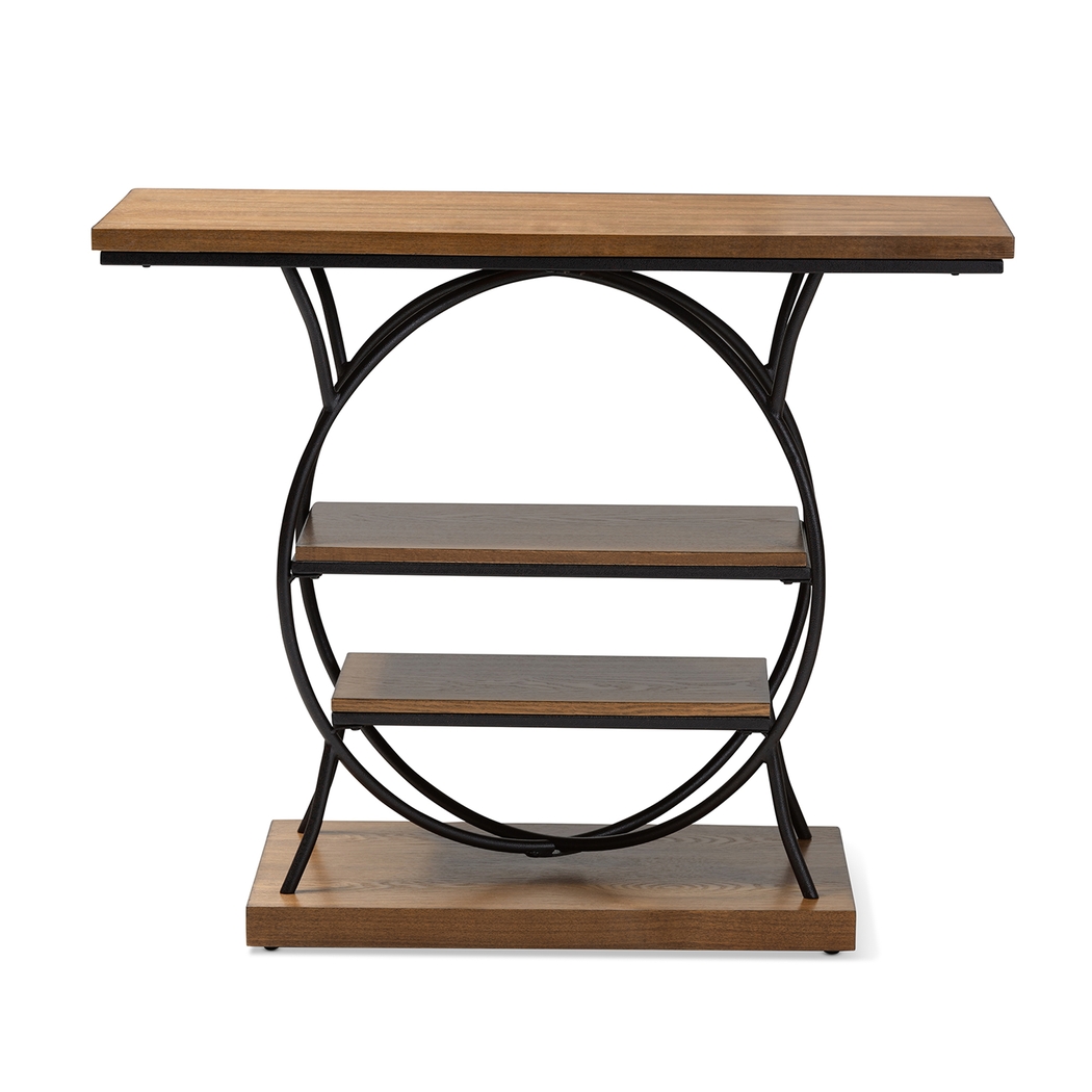 Lynell Walnut Console Table - Thumbnail - Image 3