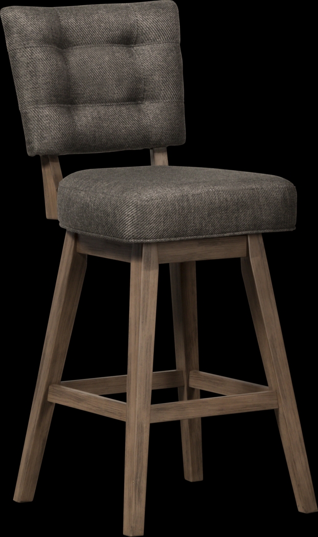 Lyngrove Brown Swivel Counter Height Stool - Thumbnail - Image 1