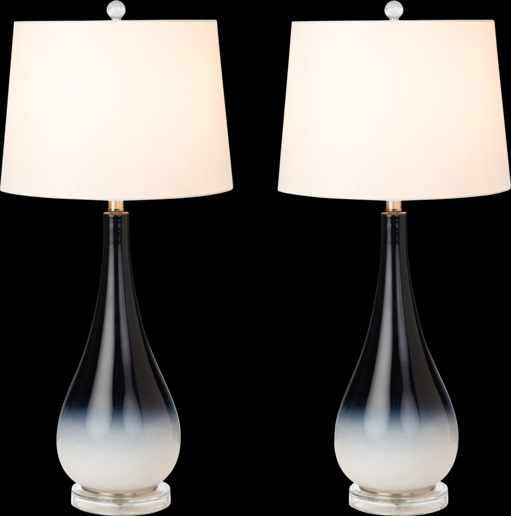 Lynhurst Home Black Table Lamps, Set of 2 - Thumbnail - Image 1