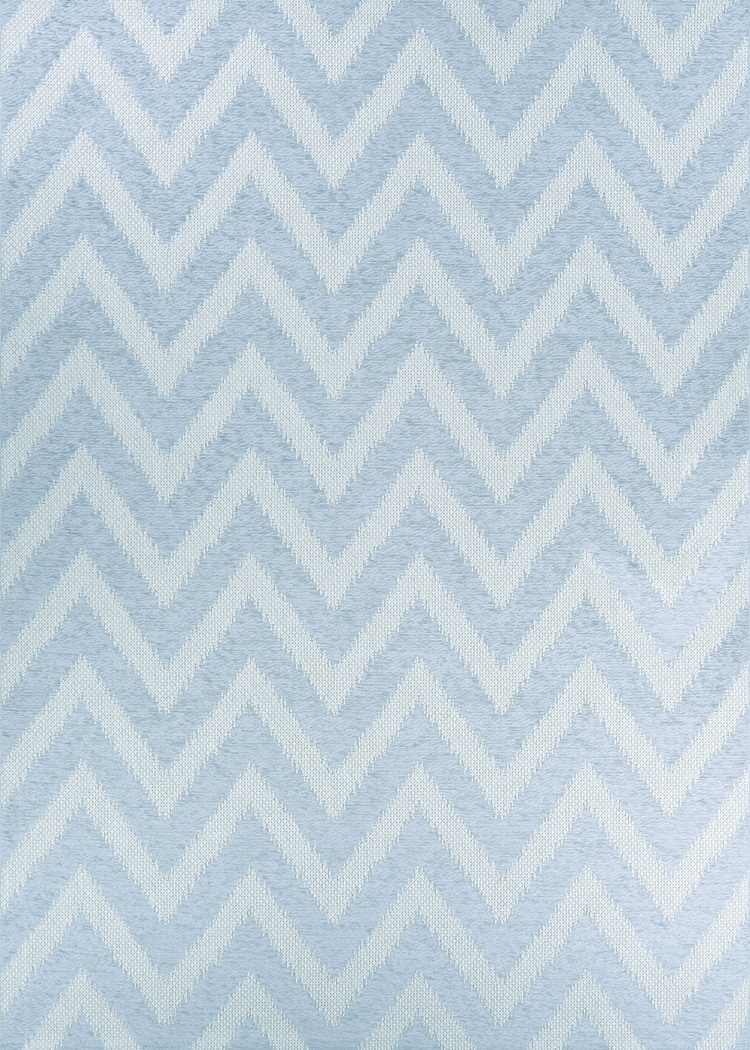Lynna Blue 6'4 x 9'6 Indoor/Outdoor Rug - Thumbnail - Image 1