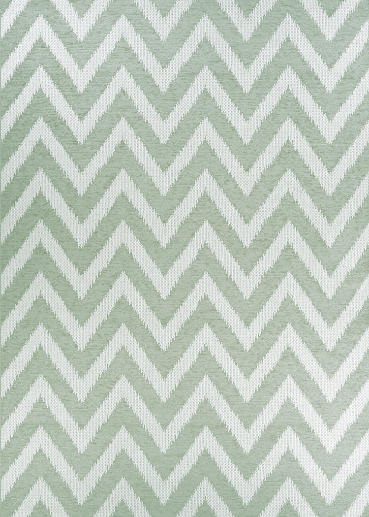 Lynna Green 6'4 x 9'6 Indoor/Outdoor Rug - Thumbnail - Image 1