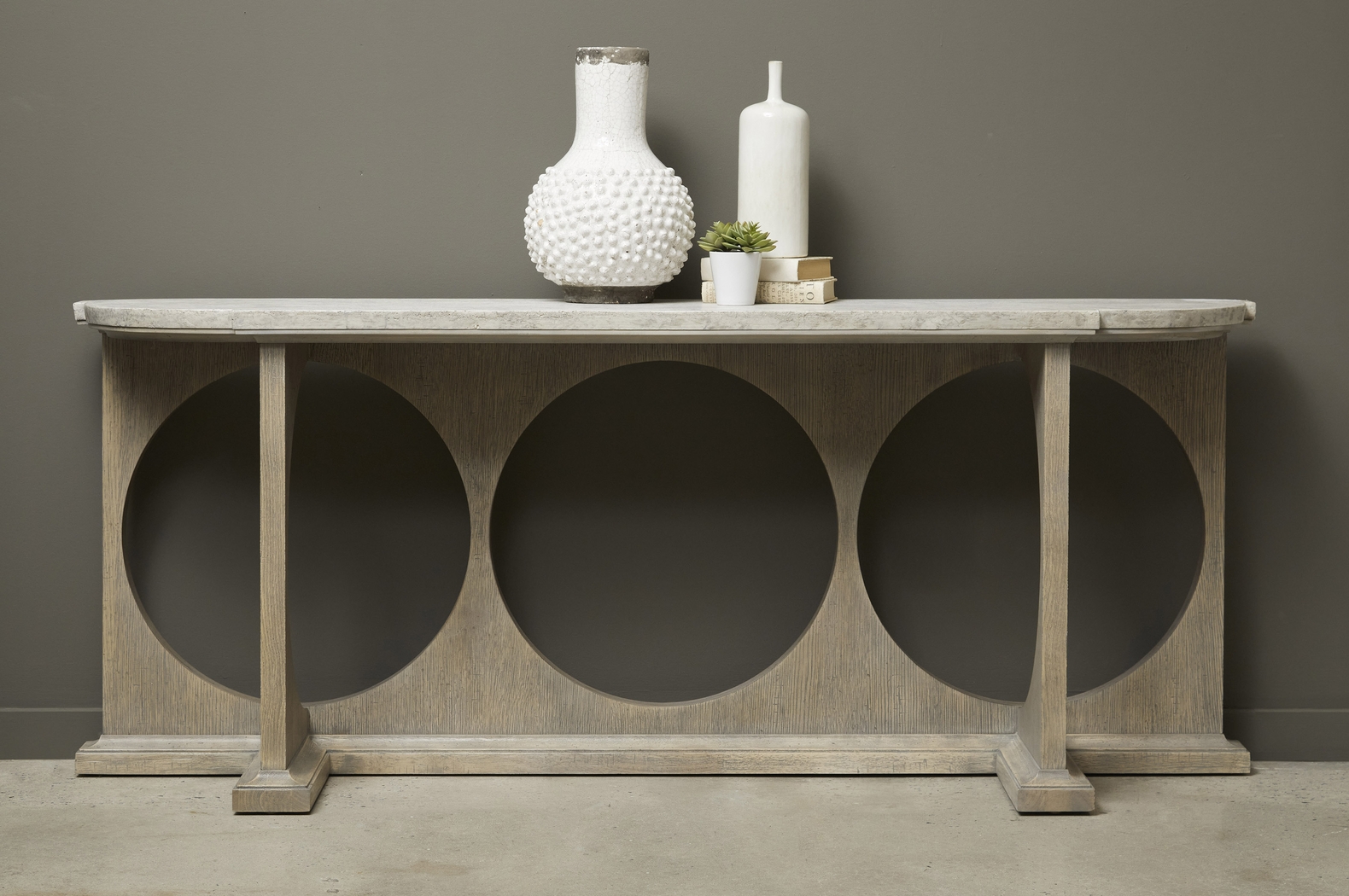 Harang Gray Console Table - Thumbnail - Image 2