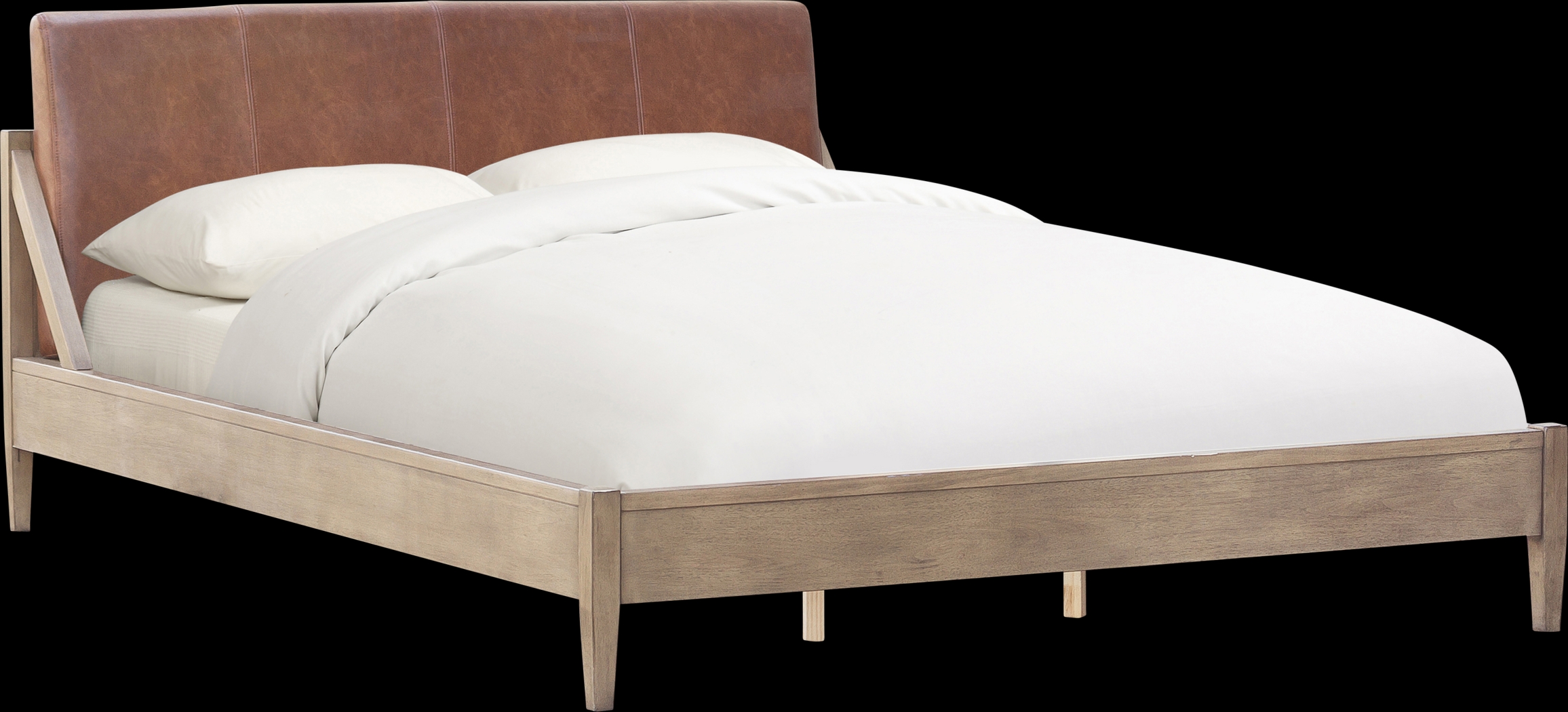 Lynngate Brown Queen Bed - Thumbnail - Image 1