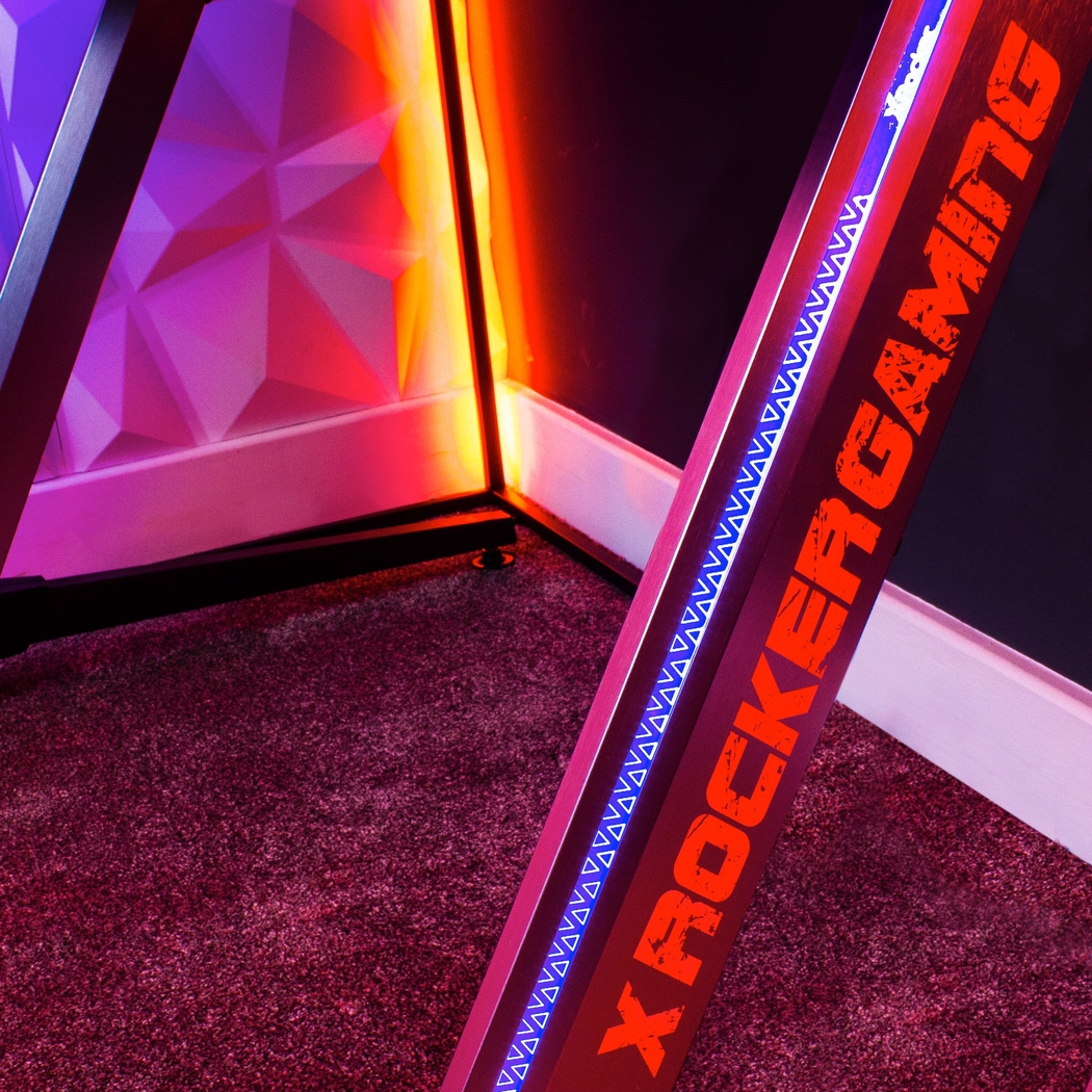 Lynox Black/Silver PC Gaming Desk - Thumbnail - Image 3