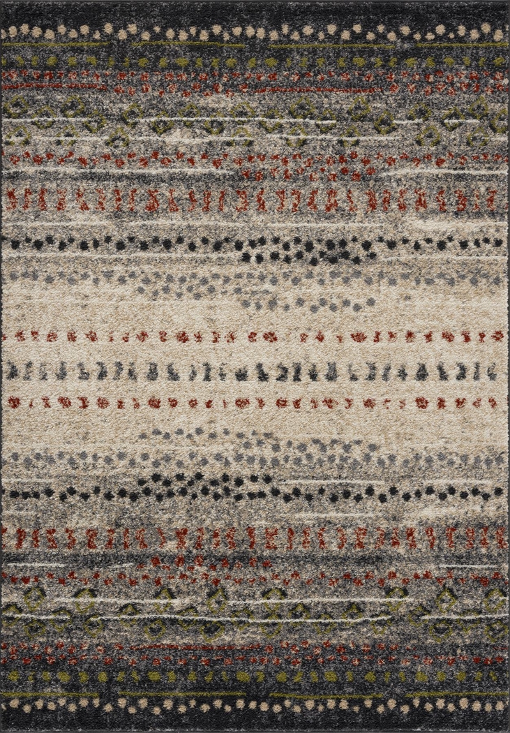 Lynrose Gray 5' x 7' Rug - Thumbnail - Image 1