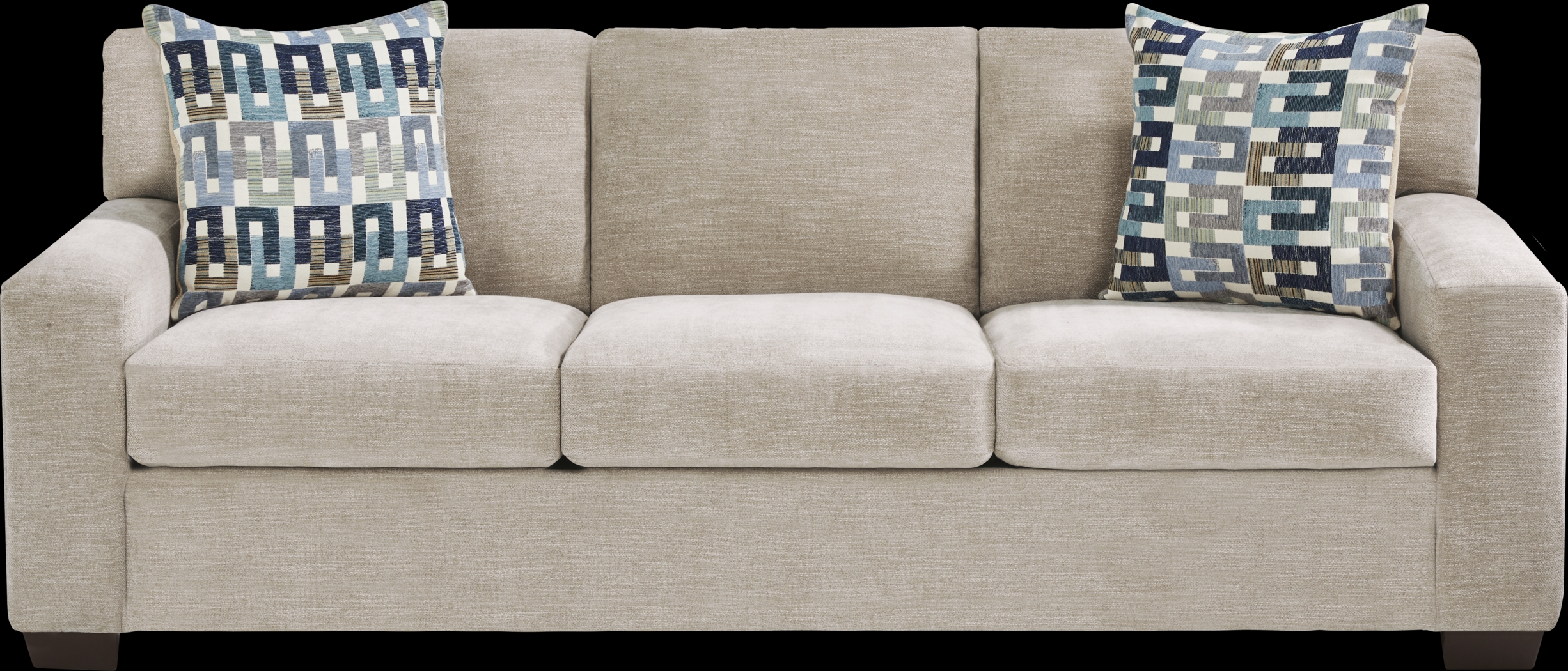 Lynwood Beige 7 Pc Living Room with Sleeper Sofa - Thumbnail - Image 2