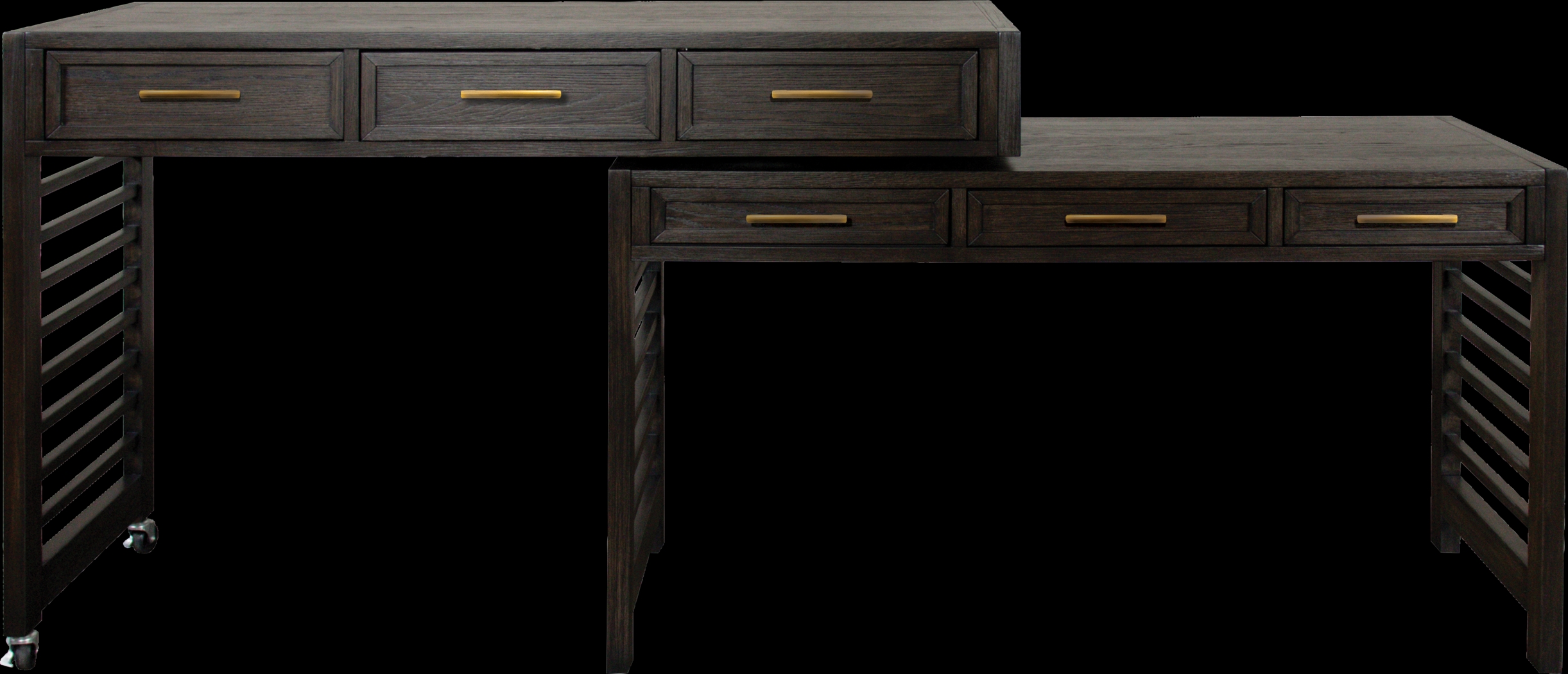 Lynnwood Umber Swivel Desk - Thumbnail - Image 1