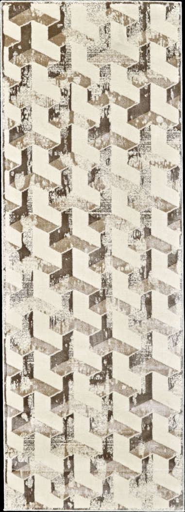 Lynx Cream 2'10 x 7'10 Runner Rug - Thumbnail - Image 1