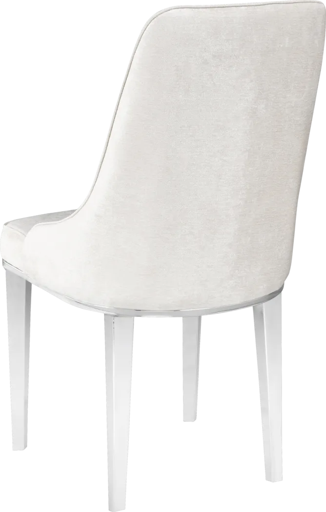 Lysette Ivory Side Chair, Set of 2 - Thumbnail - Image 2